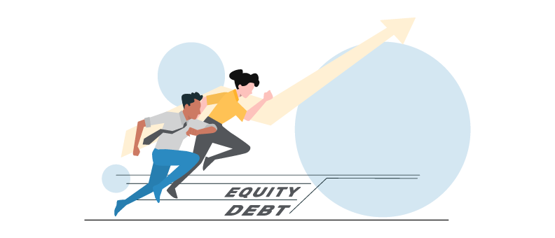 difference between equity vs debt funds