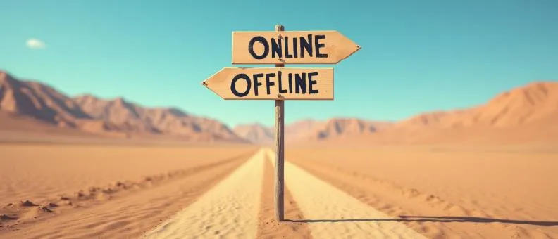 Online vs offline trading