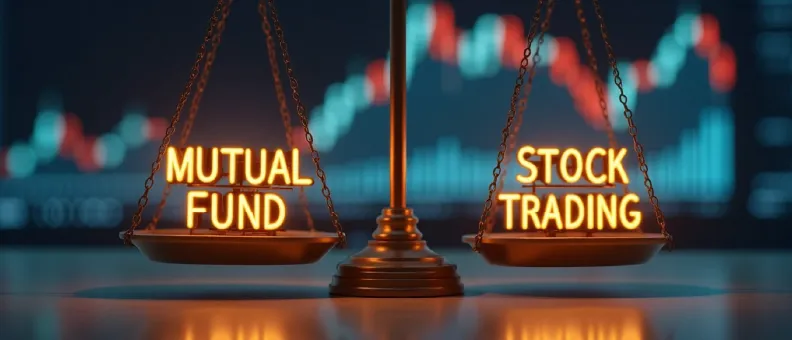 Comparing mutual funds vs. stock trading