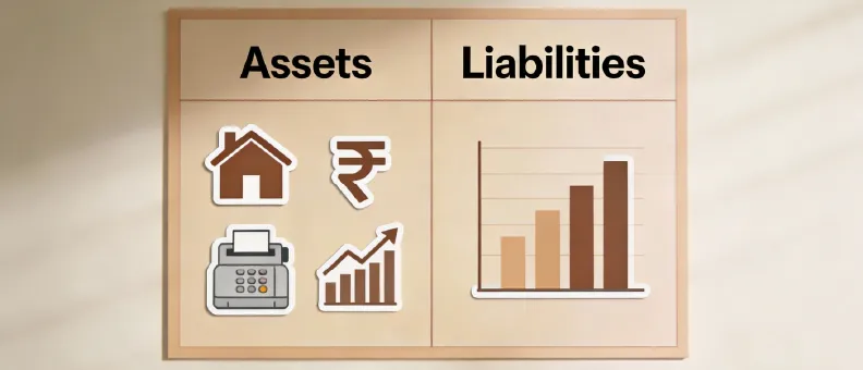 Assets and liabilities
