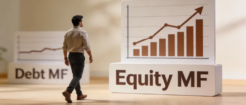 Retail Investors Favor Equity MFs Over Debt MFs